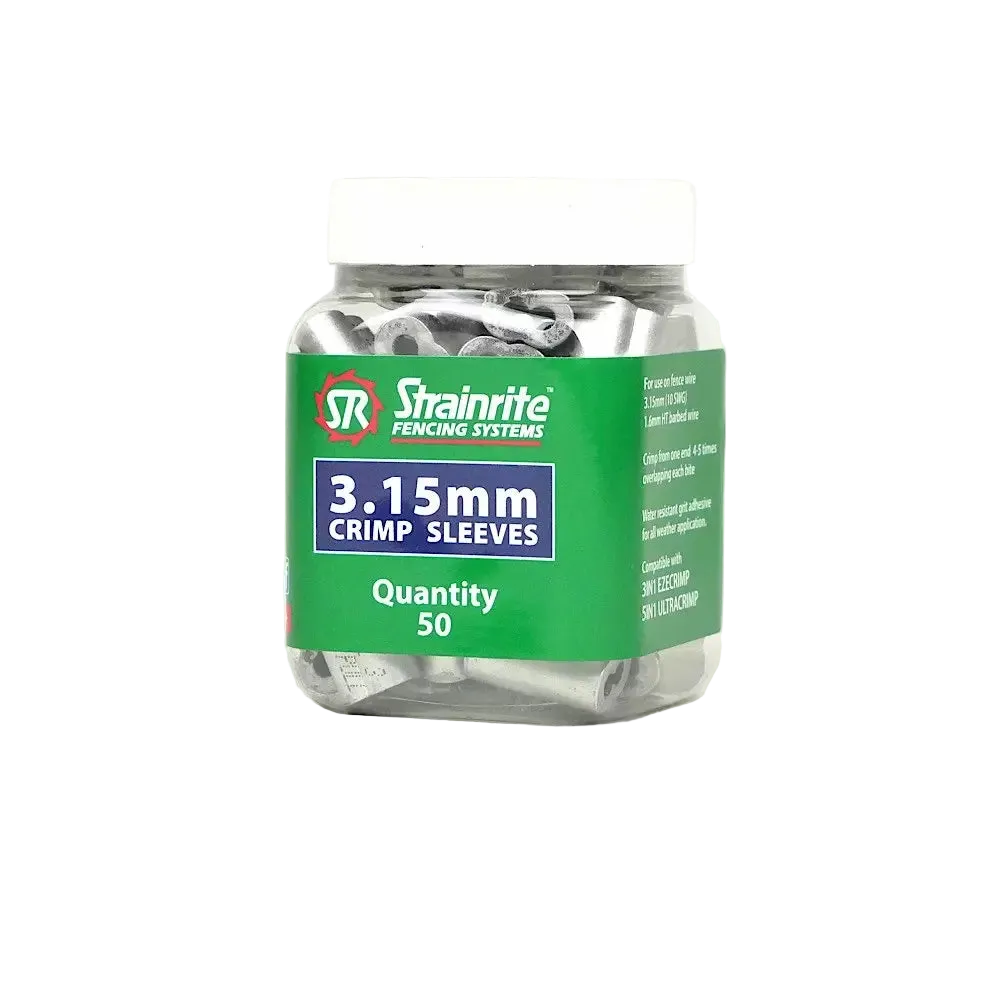 Strainrite Crimp Sleeve C3-4 - tub of 50