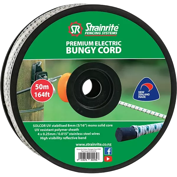 Strainrite Premium Electric Bungy Cord 50/100m