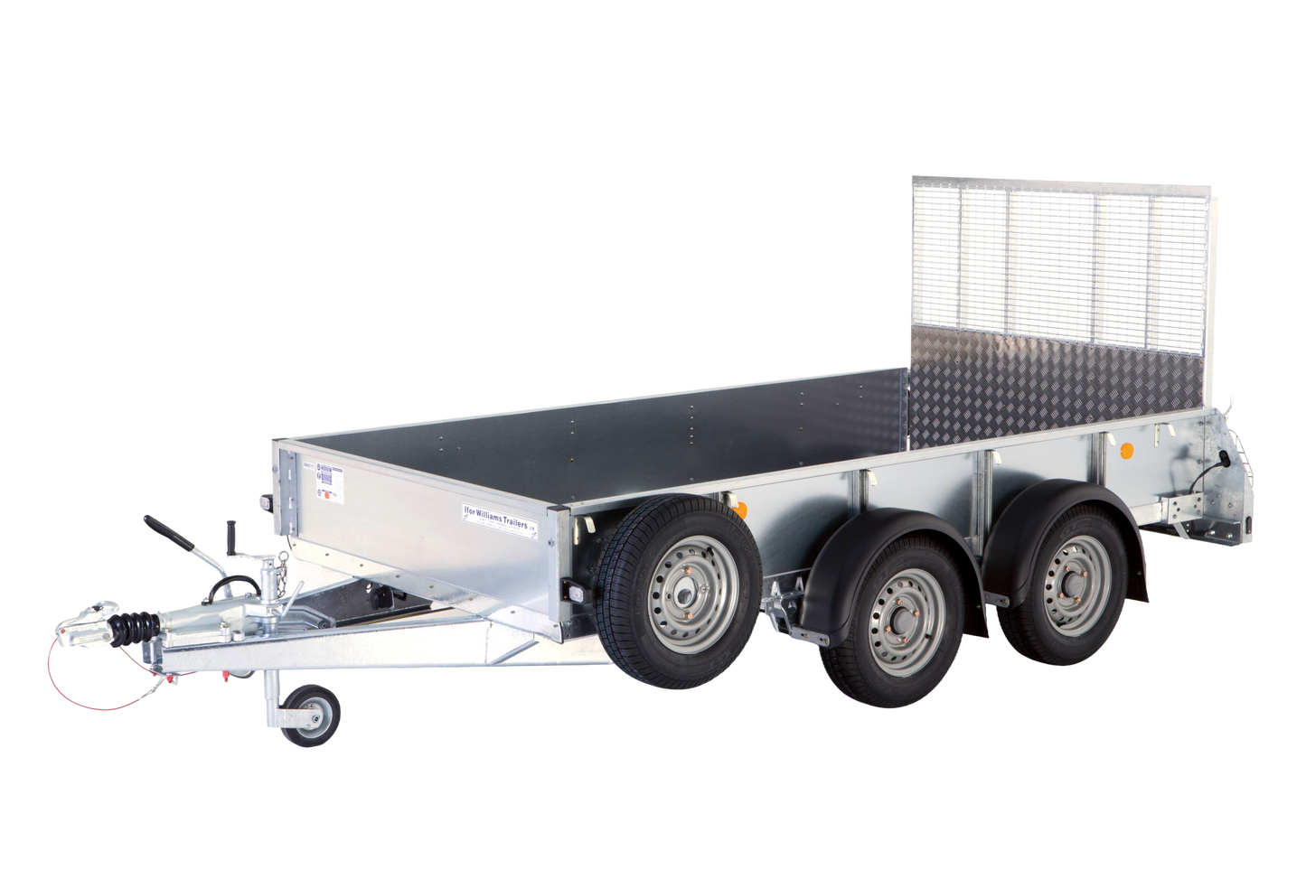 GD105 M 165R13 WH General Duty Trailer with Ramp