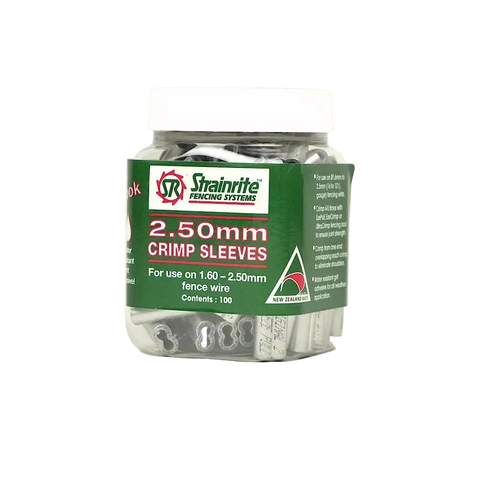 Strainrite Crimp Sleeve C2-3 - tub of 100