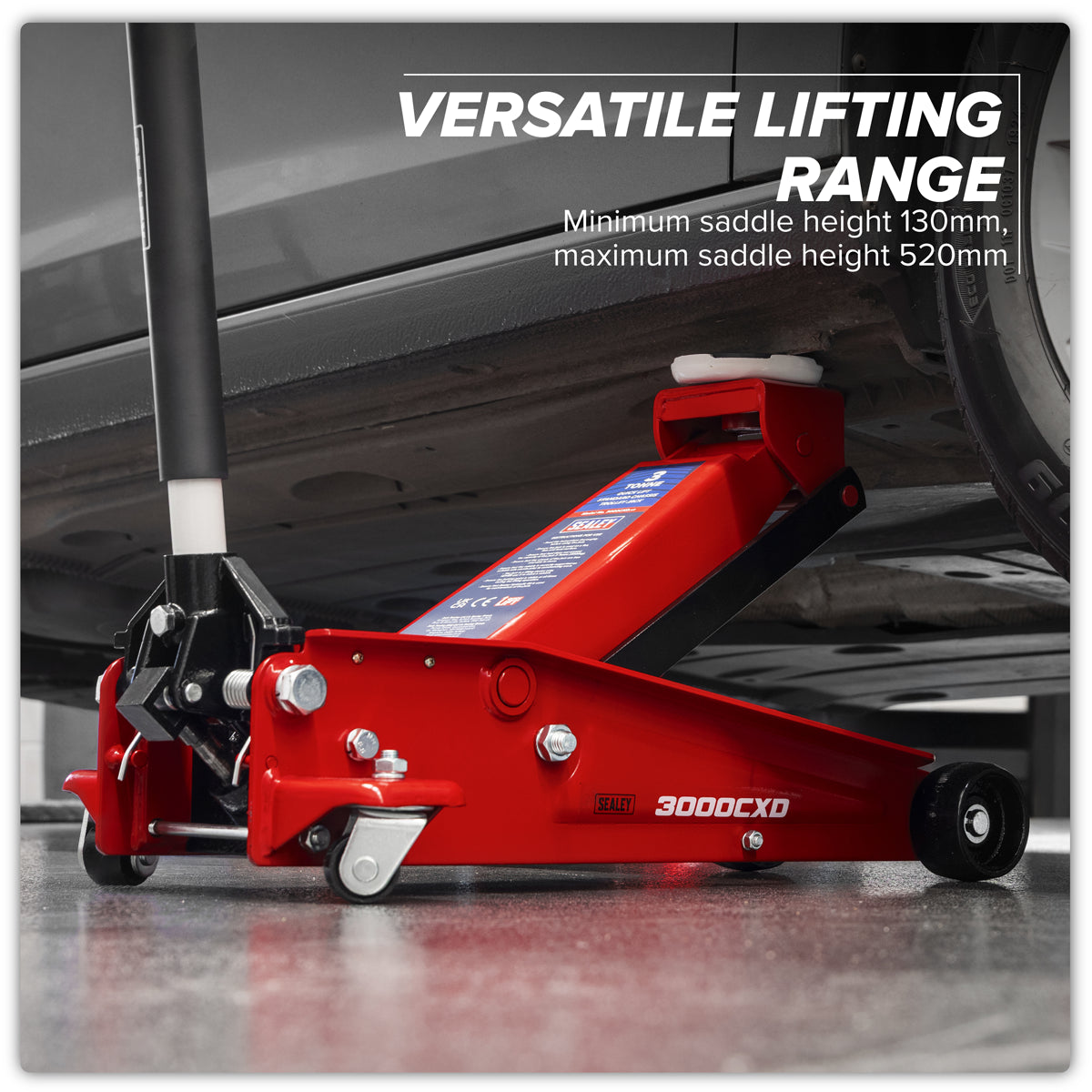 Quick Lift Standard Chassis Trolley Jack 3 Tonne