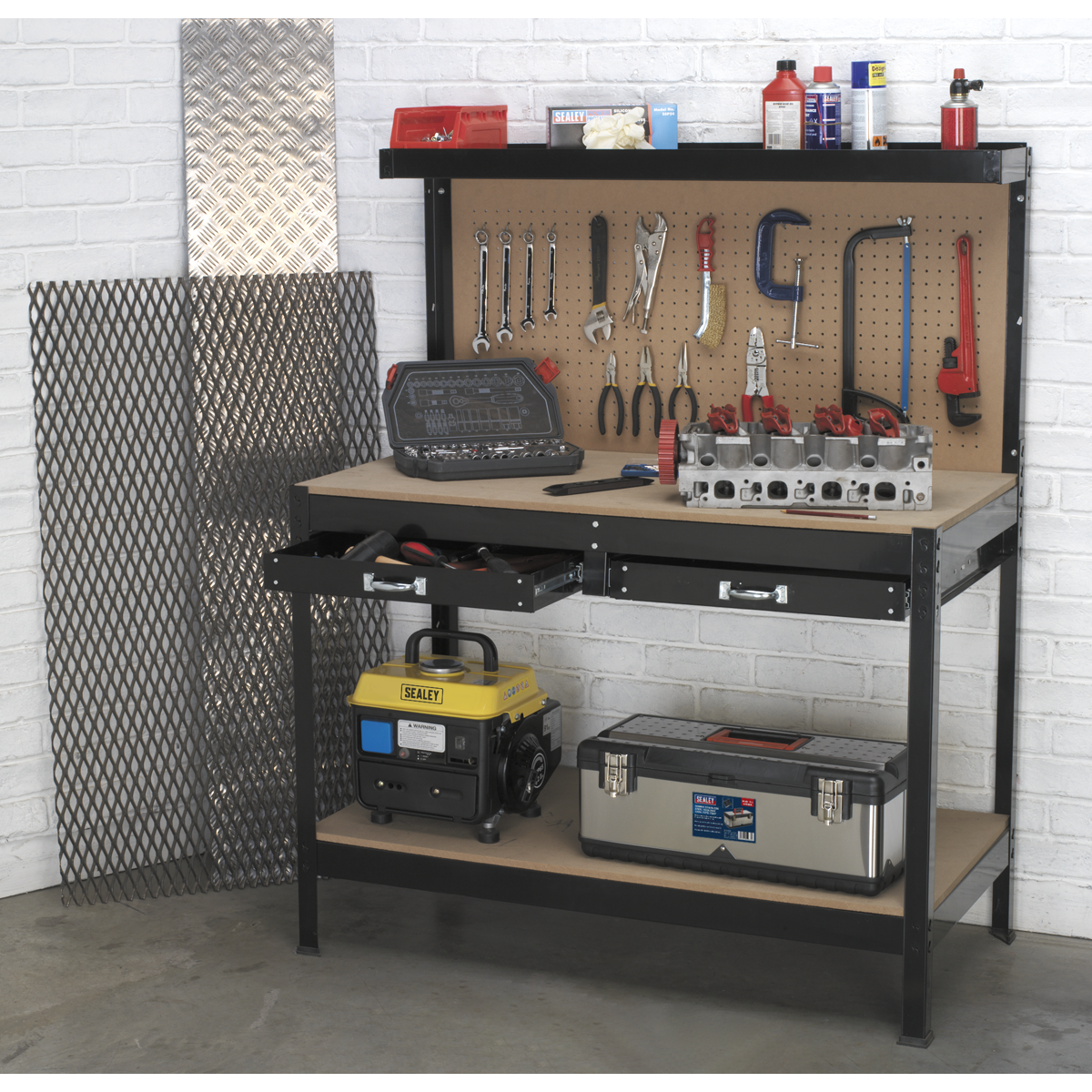 Workstation with 2 Drawers 1.2m