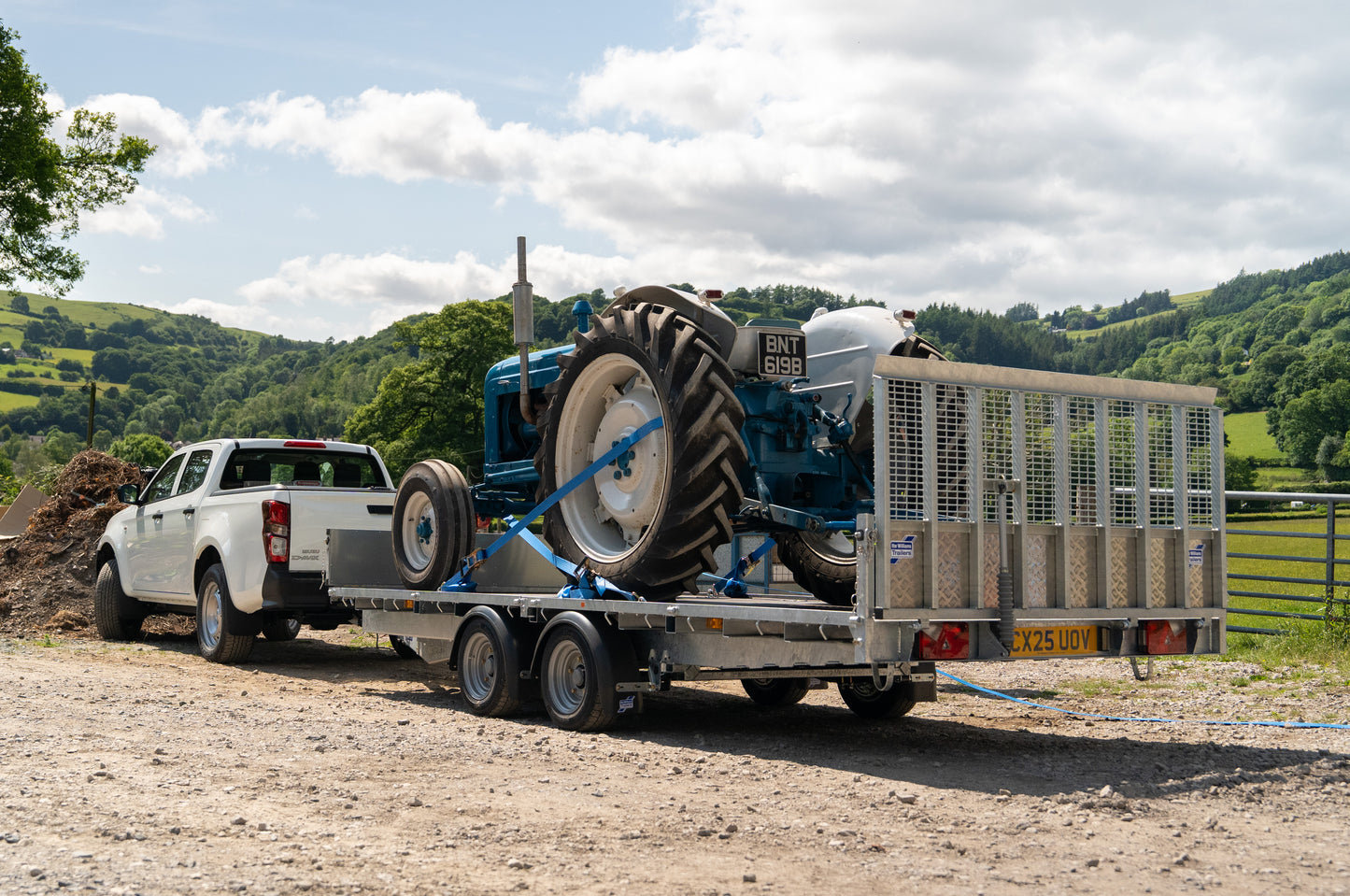 CT166G Tilt-Bed Car Transporter Trailer  HIGH T'BOARD