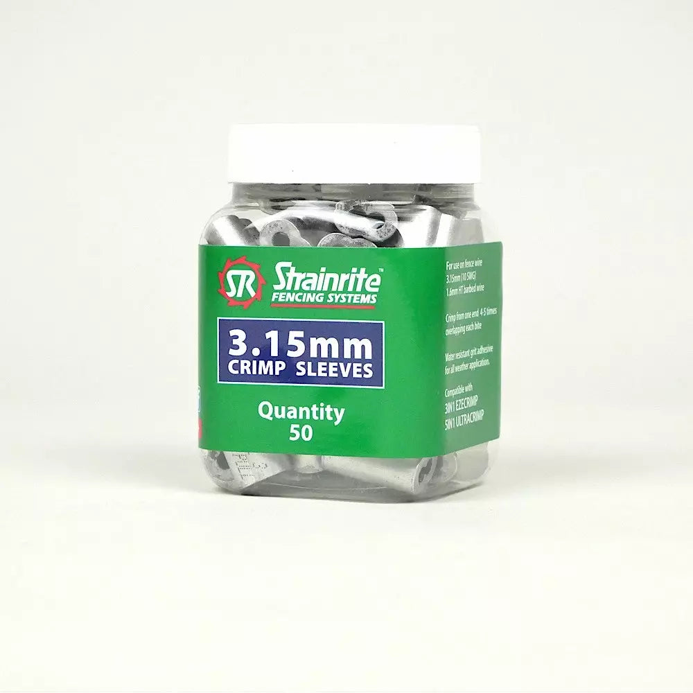 Strainrite Crimp Sleeve C3-4 - tub of 50