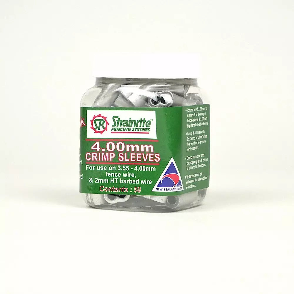 Strainrite Crimp Sleeve C4-5 - tub of 50