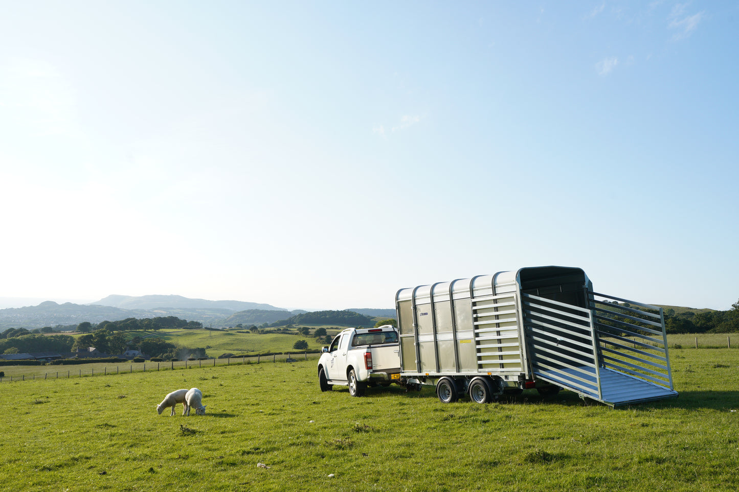 DP120S 12' x 6' Livestock Trailer with Decks