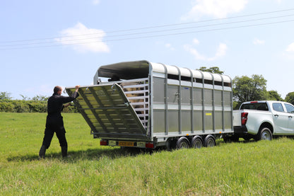 DP120ST 14' x 6' Tri-axle  Livestock Trailer with Decks