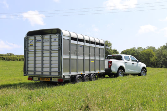DP120ST 14' x 6' Tri-axle  Livestock Trailer with Ramps