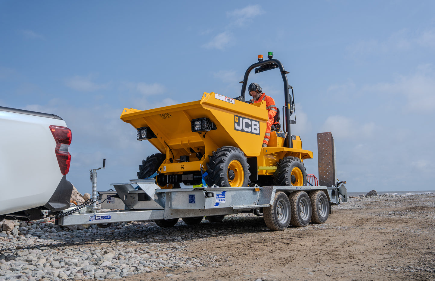 GH146 Tri-Axle Plant Trailer with 1.2 Ramp