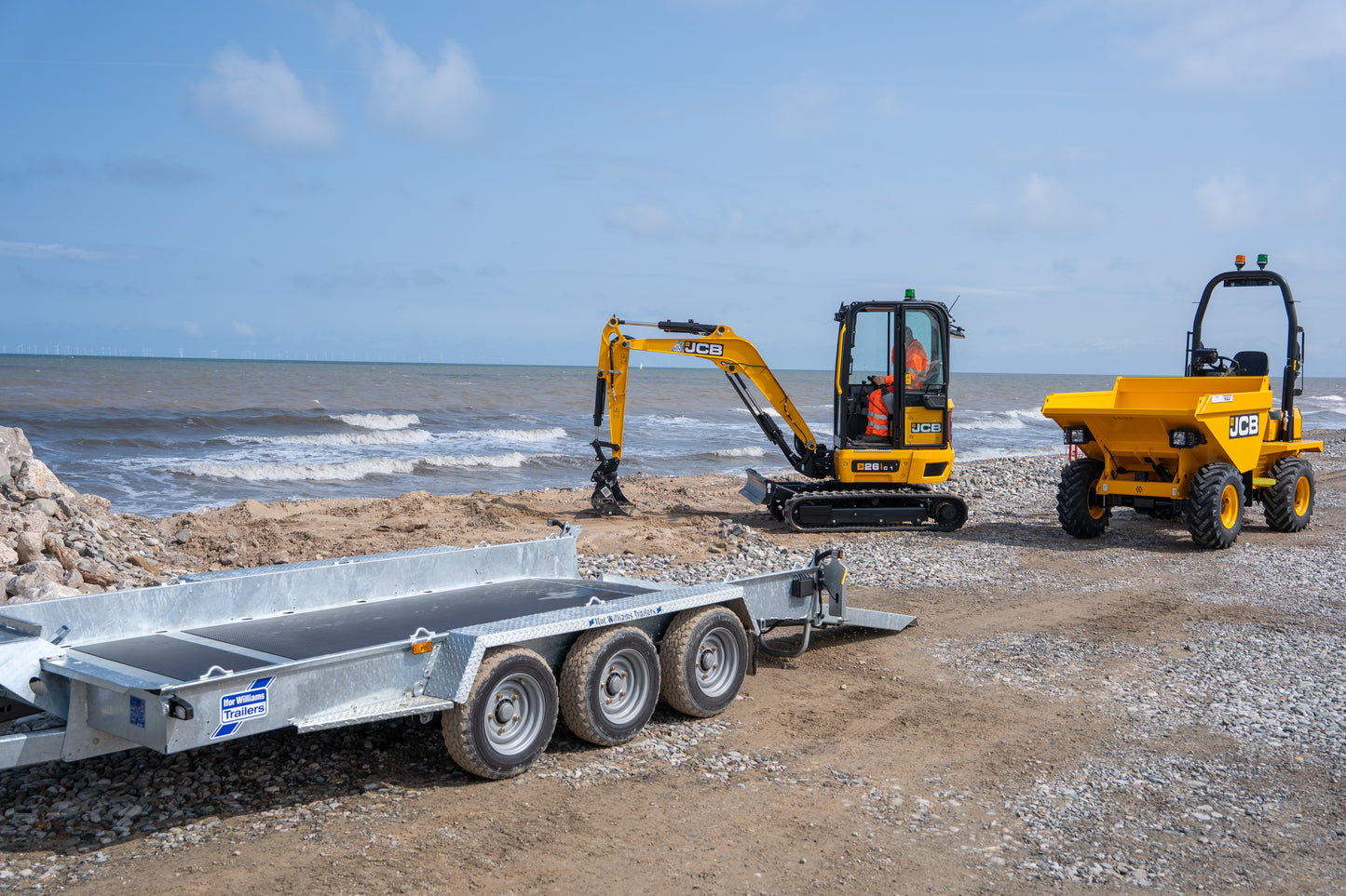 GH146 Tri-Axle Plant Trailer with 1.2 Ramp