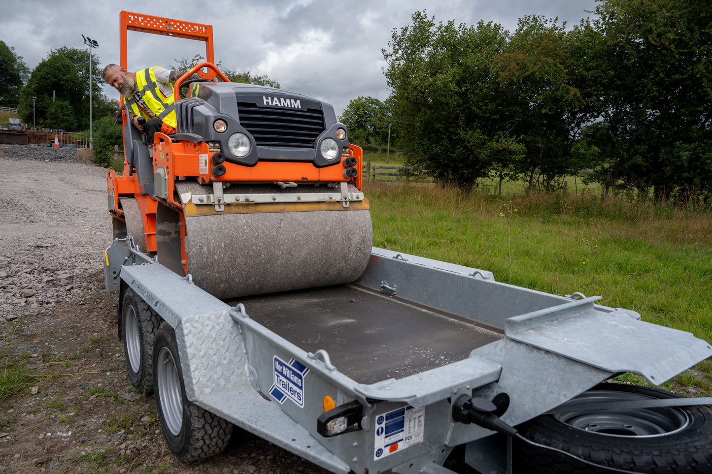 GH94BT Plant Trailer with 1.2m Ramp