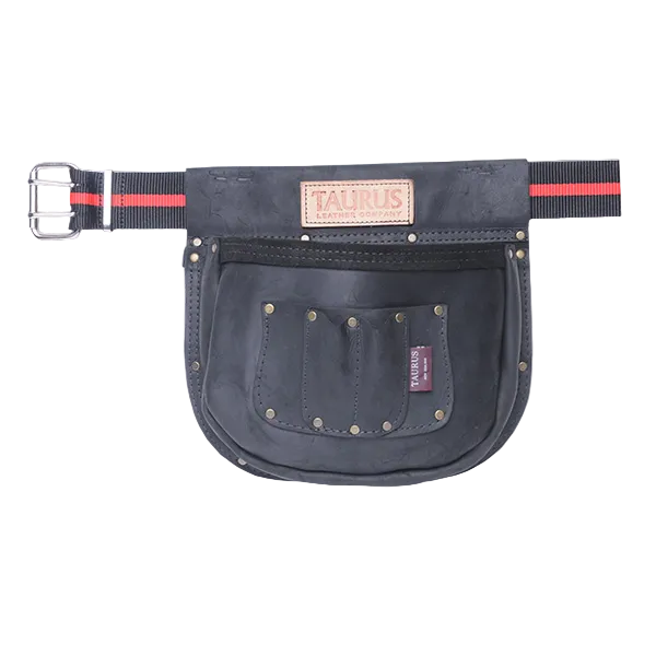 Taurus Full Leather 3 Pocket Nail Bag
