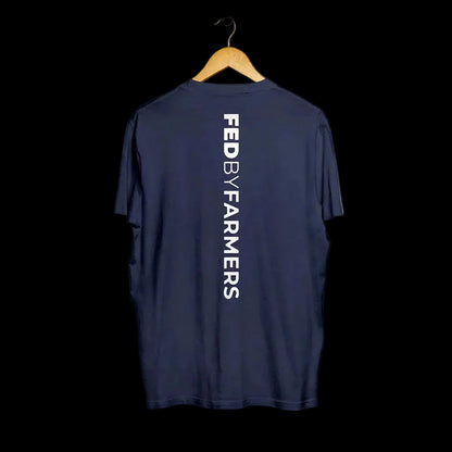 Fed by Farmers Navy T-shirt
