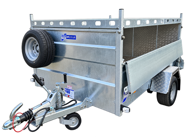 Ifor Williams Q8B Road Trailer with Brakes and Stock Ramp