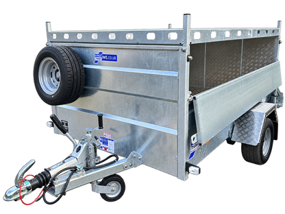 Ifor Williams Q8B Road Trailer with Brakes and Stock Ramp