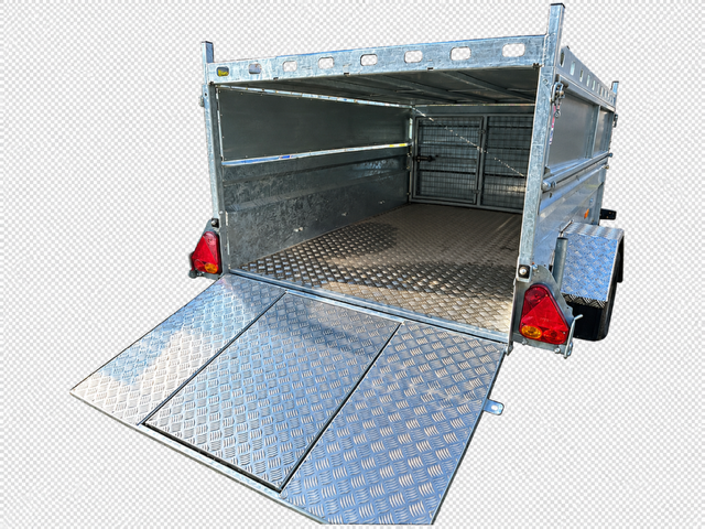Ifor Williams Q8B Road Trailer with Brakes and Stock Ramp