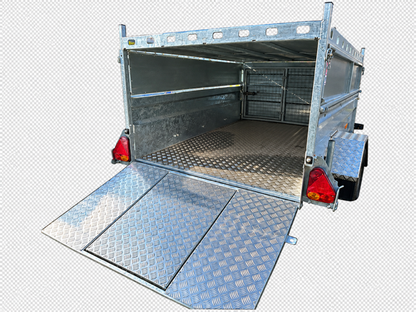 Ifor Williams Q8B Road Trailer with Brakes and Stock Ramp