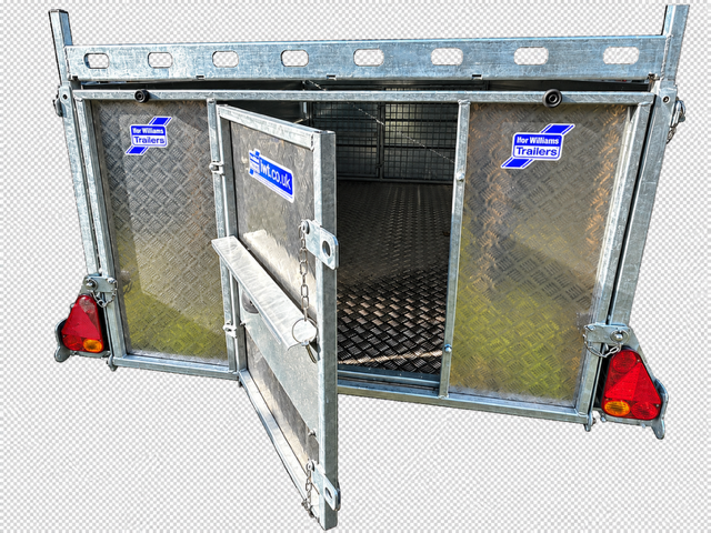 Ifor Williams Q8B Road Trailer with Brakes and Stock Ramp