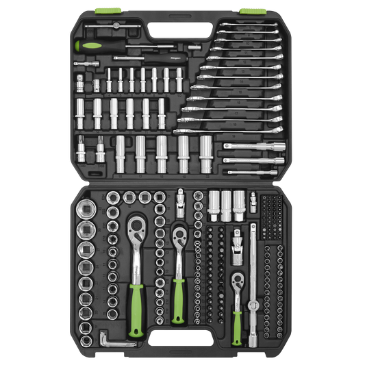 Siegen Socket Set 1/4", 3/8" & 1/2"Sq Drive 219pc