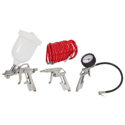 50L Direct Drive Air Compressor 2hp with 4pc Air Accessory Kit