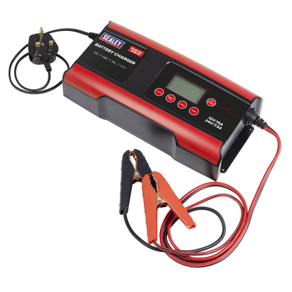12/24V Compact Smart Battery Charger & Maintainer 15A