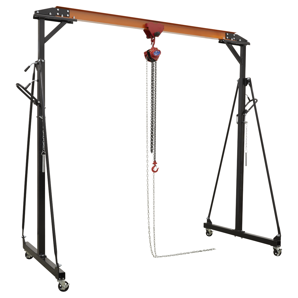 Portable Lifting Adjustable Gantry Frame 0.5 Tonne & Hoist Combo