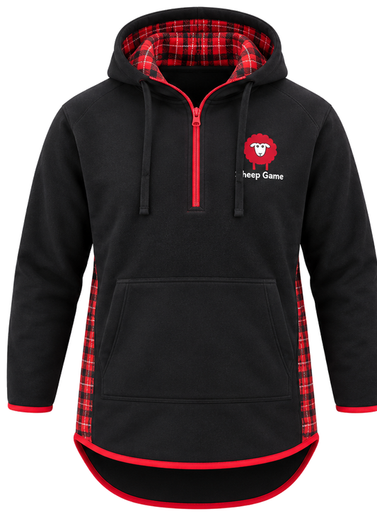 Sheepgame Adults Tartan Shearing Hoodie