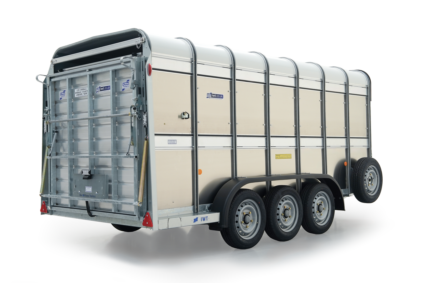 TA510GT 14'x 6' Tri-axle  Livestock Trailer with Decks
