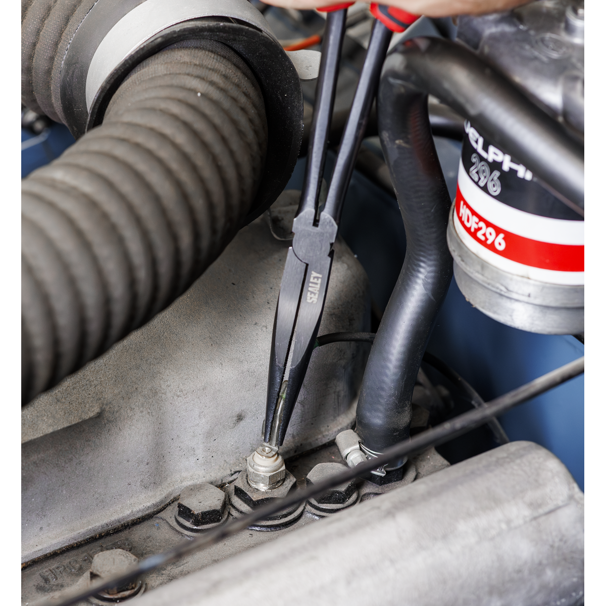 Premier Locking Pliers & Adjustable Wrench Set with Tool Tray 4pc