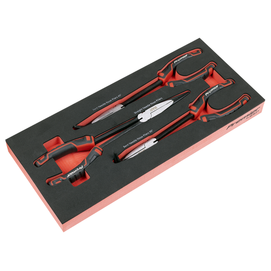 Premier Locking Pliers & Adjustable Wrench Set with Tool Tray 4pc