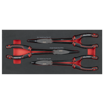 Premier Locking Pliers & Adjustable Wrench Set with Tool Tray 4pc