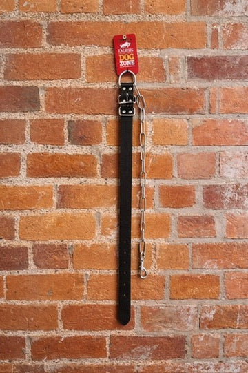 Taurus Leather Company Drover Dog Collars w/Chain