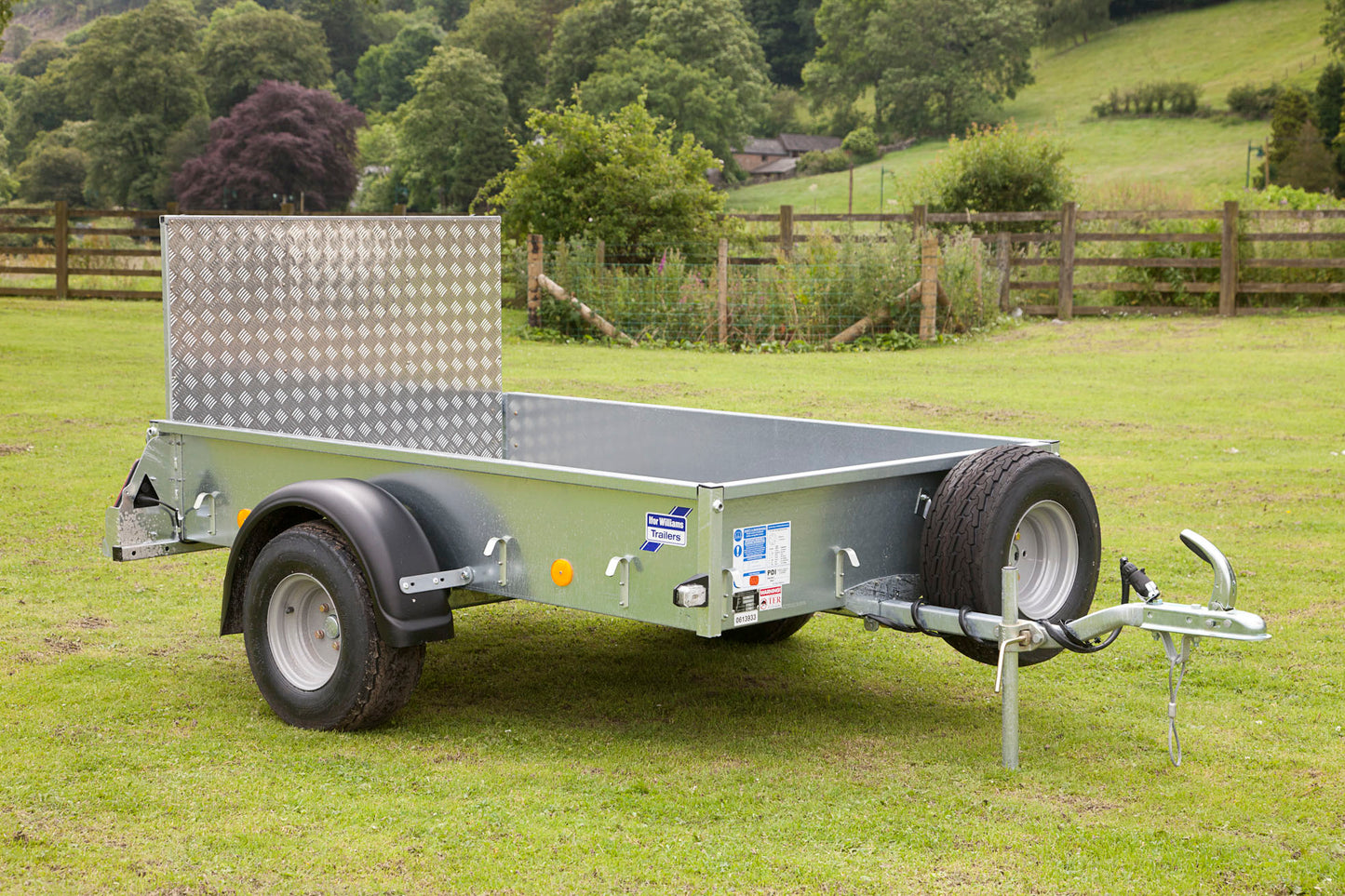 P6E Trailer with Ramp and Flotation Tyres