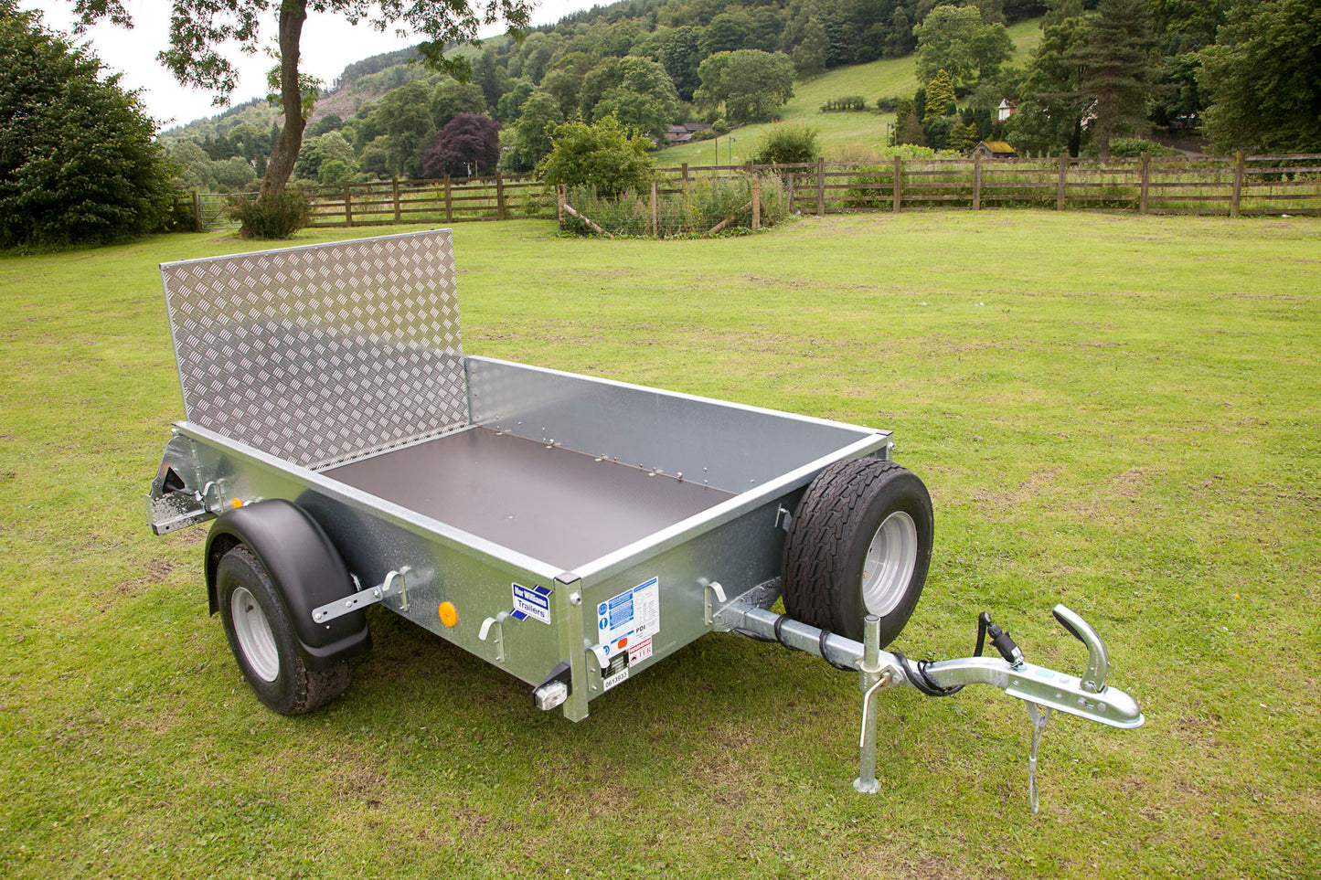 P6E Trailer with Ramp and Flotation Tyres