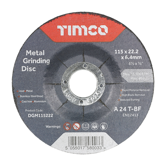 Bonded Abrasive Disc - For Grinding