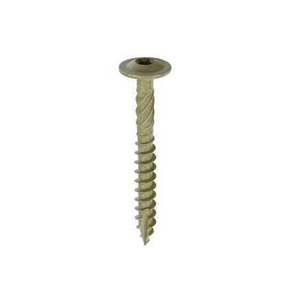Timber Frame Construction & Landscaping Screws - Wafer - Exterior - Green Organic