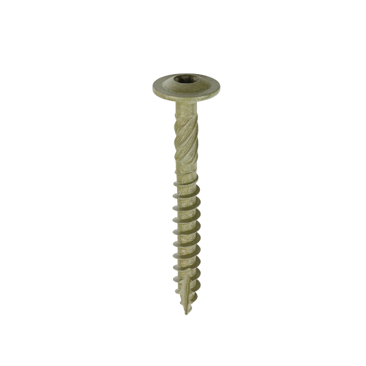 Timber Frame Construction & Landscaping Screws - Wafer - Exterior - Green Organic