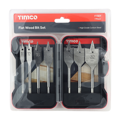 Flat Wood Bit Set