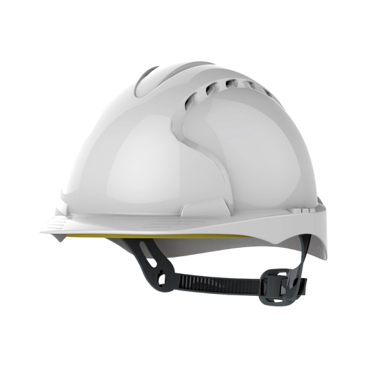 EVO®2 Industrial Safety Helmet - OneTouch™ Slip Ratchet - Mid Peak - Vented - White