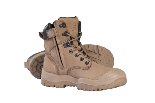 Mongrel 561 Side Zip Safety Boots - STONE