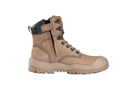 Mongrel 561 Side Zip Safety Boots - STONE