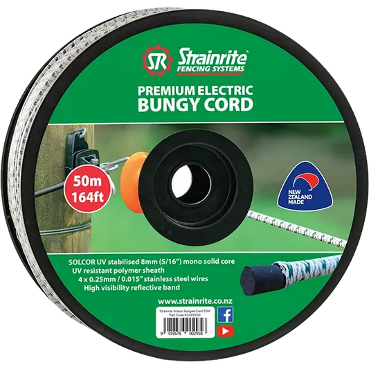Strainrite Premium Electric Bungy Cord 50/100m
