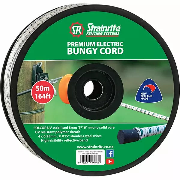 Strainrite Premium Electric Bungy Cord 50/100m