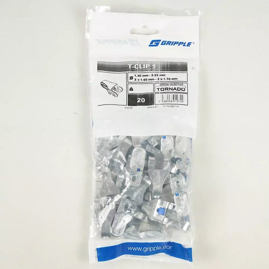 Gripple Pro+ T Clip - Bag of 20
