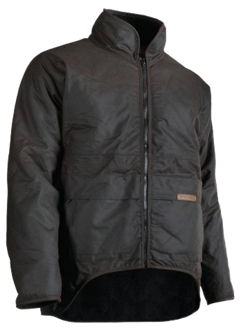 Styx Mill Oilskin Brown Long Sleeve Jacket