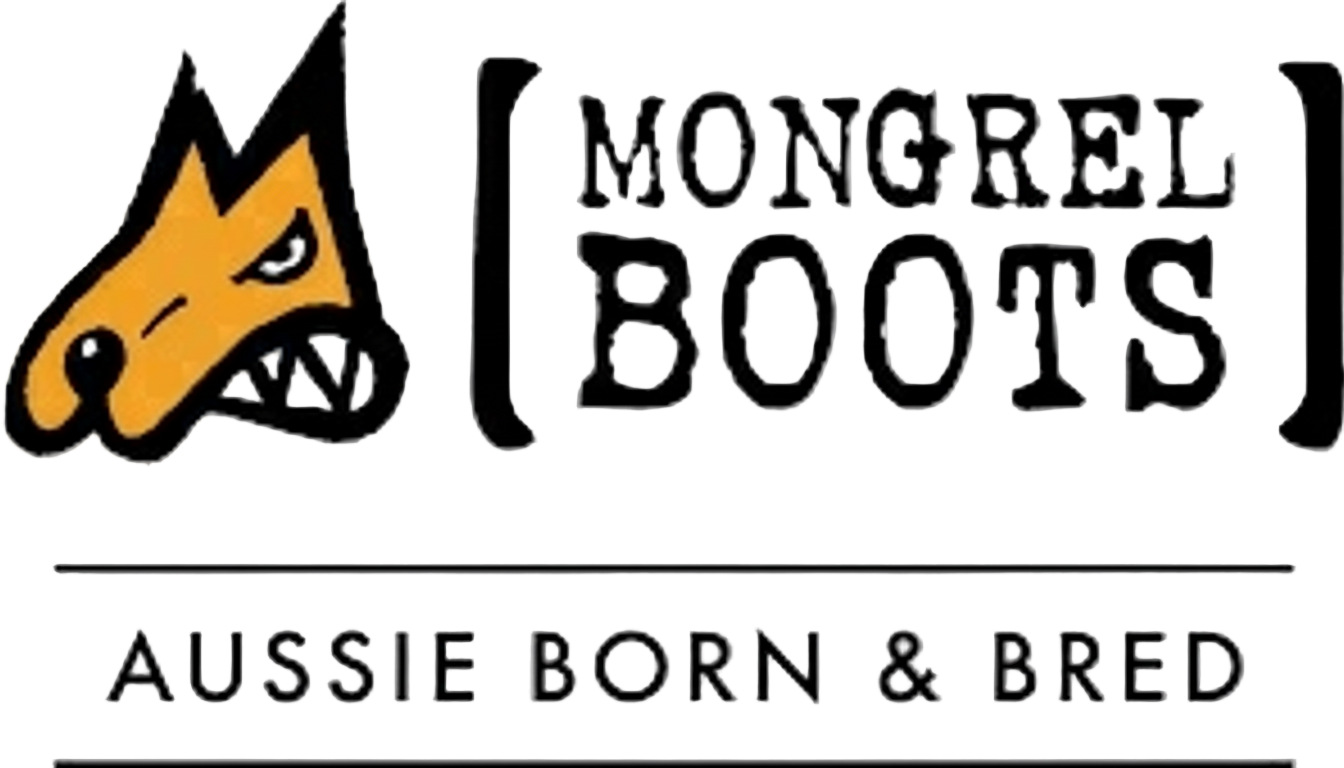 Mongrel Boots logo with transparent background