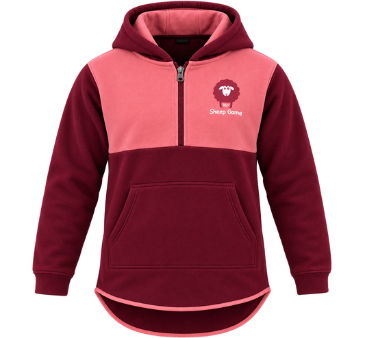 Cherry/Coral Adults Sheepgame Hoodie